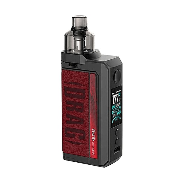 VOOPOO DRAG Max Mod Pod Kit, Red, EVPE Crystal Clear Vape Store